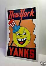  New York Yankees Vintage Style Travel Decal / Vinyl Sticker, Luggage Label picture