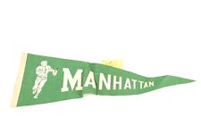 Rare Vintage 1950's Manhattan College Football Pennant picture