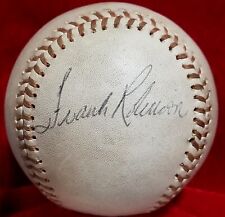 1974-76 FRANK ROBINSON Signed ONL Game Ball Angels Indians Team HOF Auto 70s vtg picture