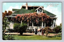Los Angeles CA-California, Los Angeles Cottage, Antique Vintage Postcard picture