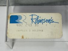 Card ROBINSON'S OF CALIFORNIA DEPARTMENT STORE CREDIT Expired Vintage picture