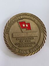 SSG BRUHN 25th Infantry Division (light) US Army Hawaii Military Challenge Coin picture
