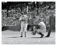 STAN MUSIAL ST. LOUIS CARDINALS BATTING FAMOUS STANCE BASEBALL 8X10 PHOTO picture