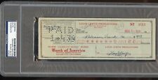 Louis Lewyn signed autograph Bank Check Producer Mary of the Movies PSA Slabbed picture