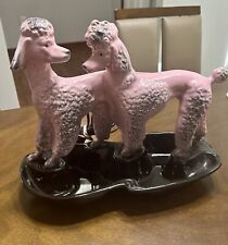 Vinatge lane lamp van nuys CA pink poodle accent table lamp BEAUTIFUL CONDITION picture