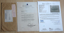 1944 nov. 2 eddie rickenbacker signed  eastern airlines letter with JSA picture