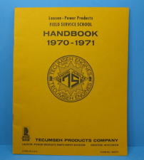 Lauson-Power Products Tecumseh Handbook Grafton Wisconsin Vintage 1970-71 picture