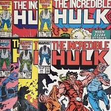 Incredible Hulk #326 327 328 329 330 (Marvel) Milgrom McFarlane Lot Of 5 Comics picture