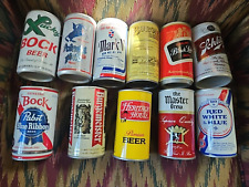 Vintage - 1970s - BEER CAN - Lot Of 11 - 12 Ounce Steel Pull Tabs -  Beer Cans picture