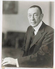 Sergei Rachmaninoff in late 1920 Old Historic Photo picture