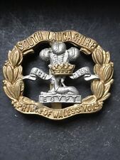 South Lancashire Prince of Wales Volunteers Original British Army Cap Badge WW2 picture