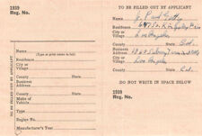 J. Paul Getty signed 1939 Car Registration - The Man behind the Movie 