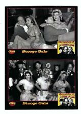 THE THREE STOOGES YELLOW COLOR PROOF FOR BACK OF UNCUT STOOGE GALS PANEL RRPARKS picture