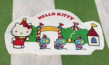 Vintage Hello Kitty & Mouse Circus Sticker Unused 1979 1980s Sanrio picture