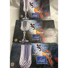 Set of 12 - LONGCHAMP Cristal d'Arques France  24% PBO Lead Crystal - Never Used picture