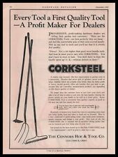 1927 Connors Hoe & Tool Columbus Ohio Corksteel Rake Pitchfork Vintage Print Ad picture