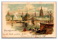 Ships in Port Hafen Port of Hamberg Hamburg Germany DB Postcard V23 picture