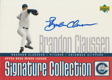Brandon Claussen 2002 UD Signature Collection RC autograph auto card CL picture