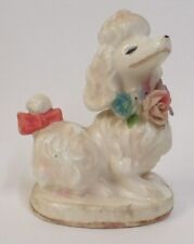 Vintage Napcoware Japan C-6902 White Poodle Dog Figurine picture