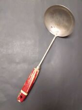 A&J Ladle Vintage Red Wood Handle USA picture