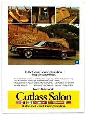 1974 Oldsmobile Cutlass Salon - Original Print Ad (8x11) - Vintage Advertisement picture