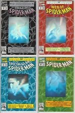 Spider-Man Hologram Set - # 26 / Amazing #365 / Web of #90 / Spectacular #189 picture