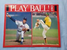 VINTAGE 1993 Tide-Mark WALL CALENDAR PLAY BALL  picture