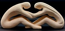 Vintage Royal Haeger Sculpture Couple Reaching Infinity Textured Pottery picture