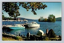Meredith NH-New Hampshire, North Shore Lake Winnipesaukee, Vintage Postcard picture