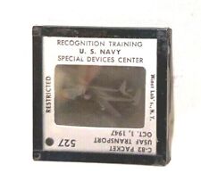 1947 Navy Special Devices Center Training C-82 Packet USAF Transport Glass Slide picture