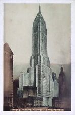 VINTAGE BANK OF THE MANHATTAN BUILDING WALL STREET NEW YORK C 1920  - POSTCARD picture
