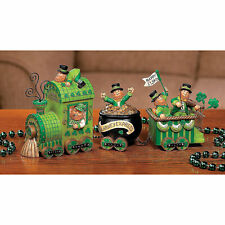 The Leprechaun Express Train, St. Patrick's Day, Home Decor, Lighting, 3 Pieces picture
