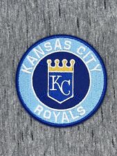 KANSAS CITY ROYALS EMBROIDERED IRON ON PATCH APPROX. 3” DIAMETER  picture