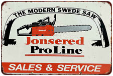 Jonsereds chainsaw sales & service Vintage LOOK Reproduction metal sign picture