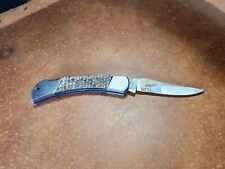 Vtg Solingen Steel Folding Pocket Knife W/ Genuine Rattlesnake Scales Handle  picture