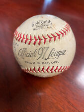 Vintage Goldsmith Baseball 1945 Signed by 11th Airborne Div Baseball Players '47 picture