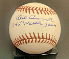 Phil Cavarretta Autographed Rawlings Major League Bud Selig Baseball (W/Insc) picture