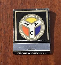 Vintage Matchbook Illinois Athletic Club of Chicago IAC Membership Relax Matches picture