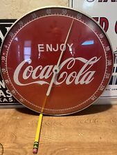 AUTHENTIC & ORIGINAL ''ENJOY COCA-COLA'' THERM WORKS GLASS FRONT 12 INCH picture
