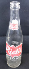 Vintage Rich’s Soda 10 Ounce Bottle  picture