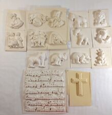Vtg Wilton Sugar Molds Lot Of 16 Plastic Candy Holiday Animals Cake Decorating  picture