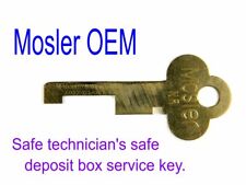 SAFE DEPOSIT BOX WAFERS / PLATES CHANGE KEY, MOSLER, FACTORY-CUT TECHNICIAN KEY picture