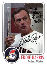 Chelcie Ross signed auto custom card Eddie Harris Major League 4 UP YOUR BUTT picture