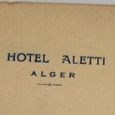 1954 National Union Of The Regional Daily Press Menu Hotel Aletti Alger Algeria picture