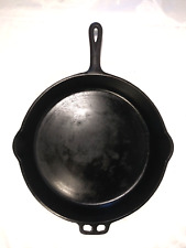 NICE - Wagner Ware Stylized Logo #13 Cast Iron Skillet 1063  w/Heat Ring picture