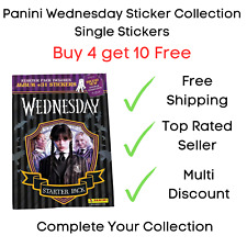 Panini Wednesday Sticker Collection Single Stickers (2023) - Buy 4 get 10 Free picture