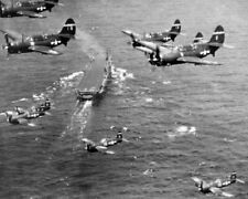 US Navy Vought F4U-4 Corsair fighters USS Franklin D. Roosevelt WWII Photo 772 picture