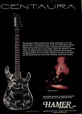 1990 Steve Stevens Hamer Centaura Guitar - Vintages Print Advertisement picture