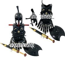 Medieval Troy Achilles Helmet Muscle Jacket Shield & Sword For Halloween Costume picture