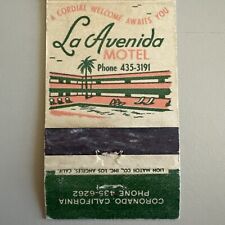 Vintage 1960s La Avenida Motel Coronado CA Midcentury Matchbook Cover picture
